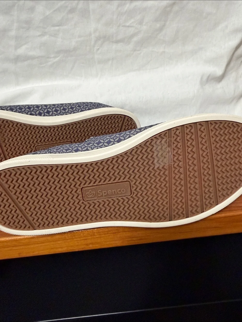 WACO Women's Navy Patterned Slip-On Sneakers